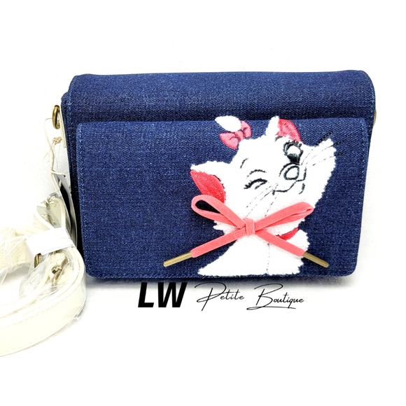 Loungefly Handbags - Disney x Loungefly Marie Denim Crossbody B…